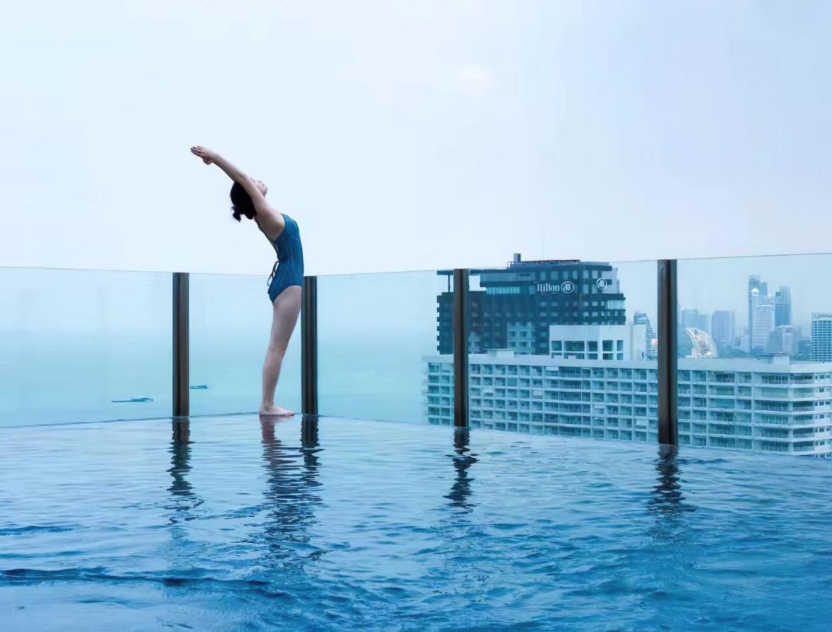 Great Location With Infinity Pool - Central Pattaya Apartment Exterior photo