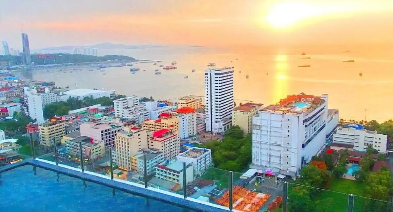 Great Location With Infinity Pool - Central Pattaya Apartment Exterior photo