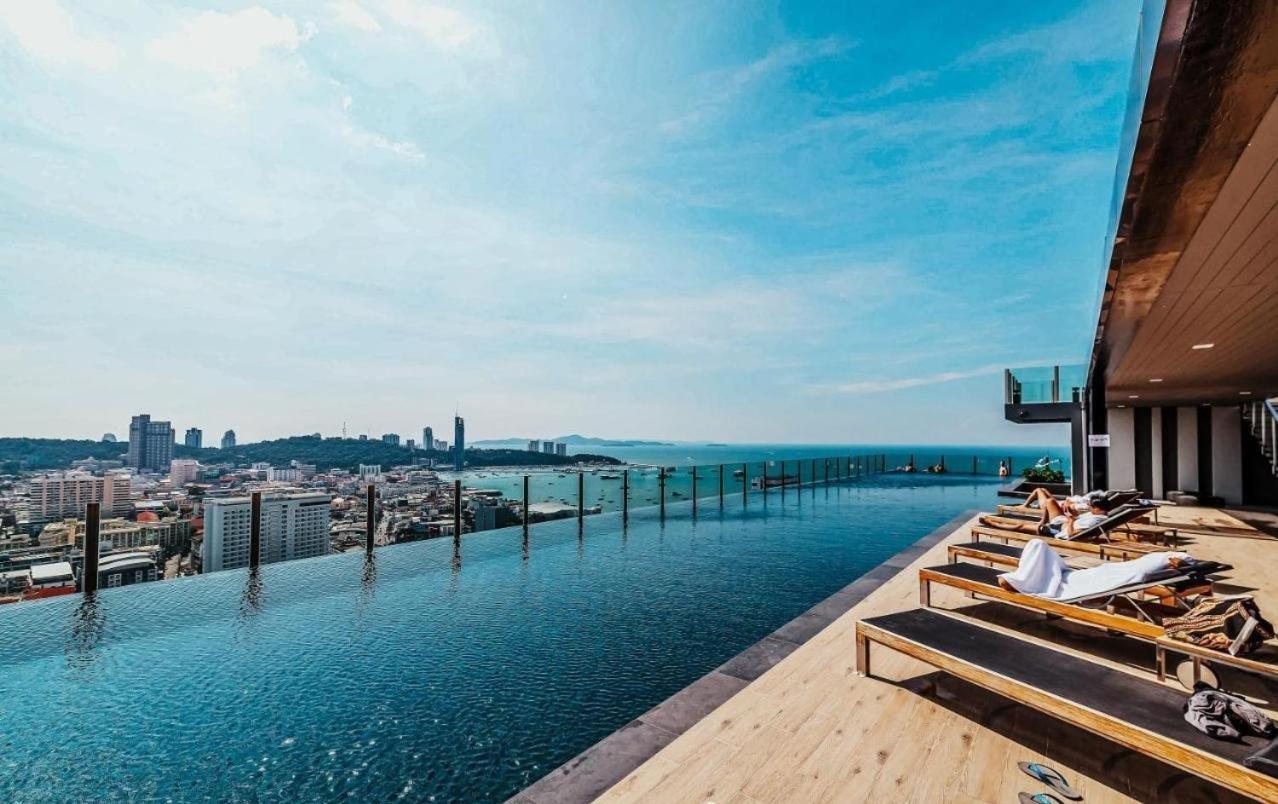 Great Location With Infinity Pool - Central Pattaya Apartment Exterior photo